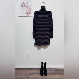 Sparkly Multicolor Striped Dress